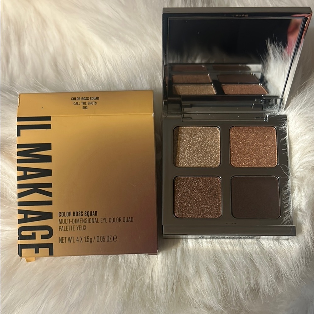 IL MAKIAGE Color Boss Squad Eye Shadow Palette - Gold and Brown